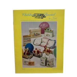 Vintage Children are Special Cross Stitch Design Booklet #4 Ninna 1982 Gift Baby
